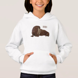 Valross tecknad illustration t shirt
