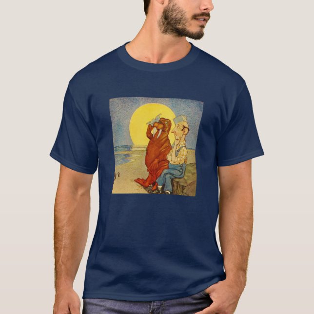 Valrossen och snickaren tee shirt (Framsida)