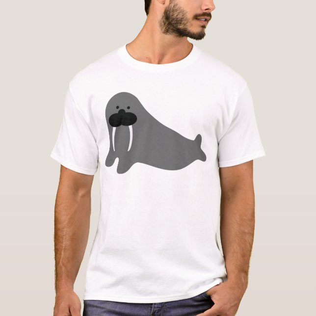 valrosstecknadsymbol t-shirt (Framsida)