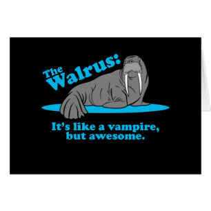 Valrossvampyren Hälsningskort