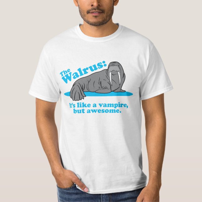 Valrossvampyren Tee Shirt (Framsida)