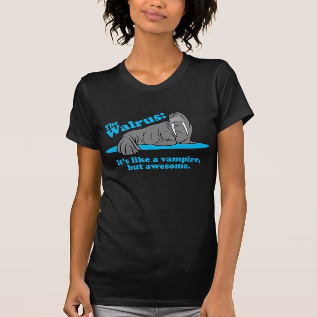 Valrossvampyren Tee Shirt (Framsida)