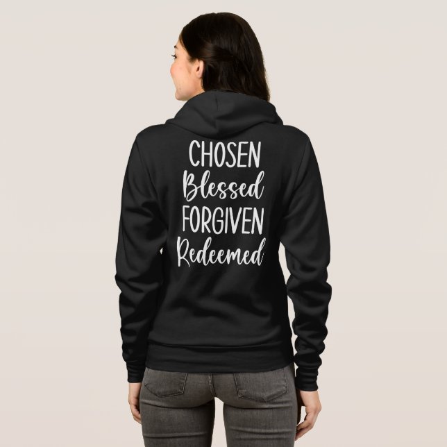Valsen Blsed Forgiven Reased Hoodie T Shirt (Hel baksida)