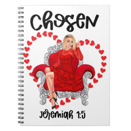 Valsen Jeremiah 1:5 Valentine Galentines Day Gud Anteckningsbok