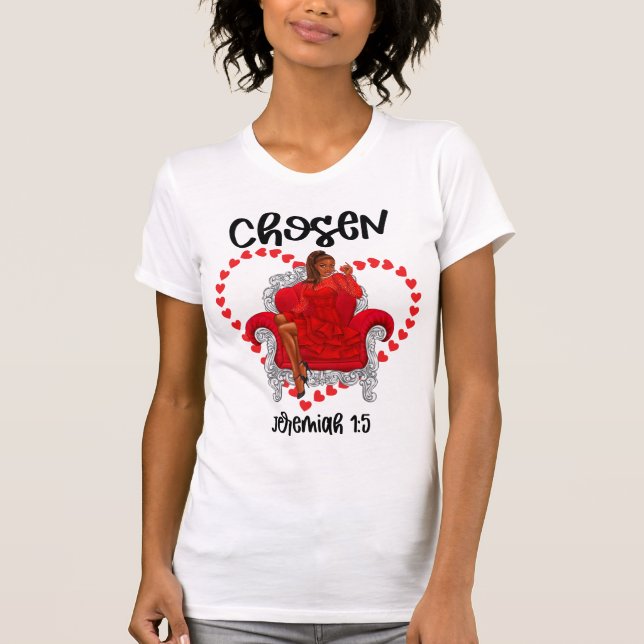 Valsen Jeremiah 1:5 Valentine Galentines Day Gud T Shirt (Framsida)