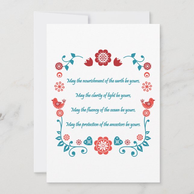 Välsigna 23 inbjudningar (Framsida)