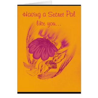 Välsigna blomman hälsningskort