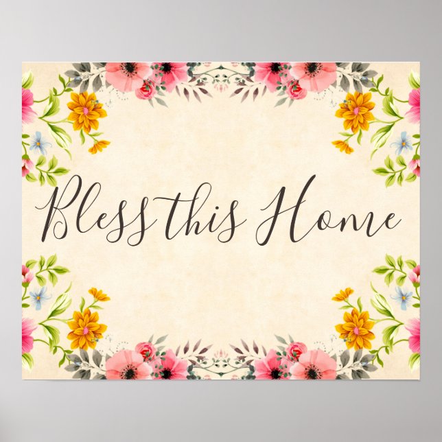 Välsigna detta hem poster (Framsidan)