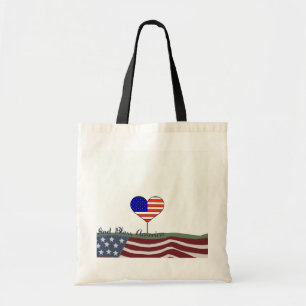 Välsigna dig America Bag Tygkasse
