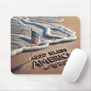 Välsigna dig America Beach-tecken Musmatta