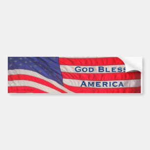 välsigna dig America Bumper Sticker Bildekal