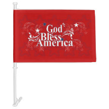 Välsigna dig America Flagga