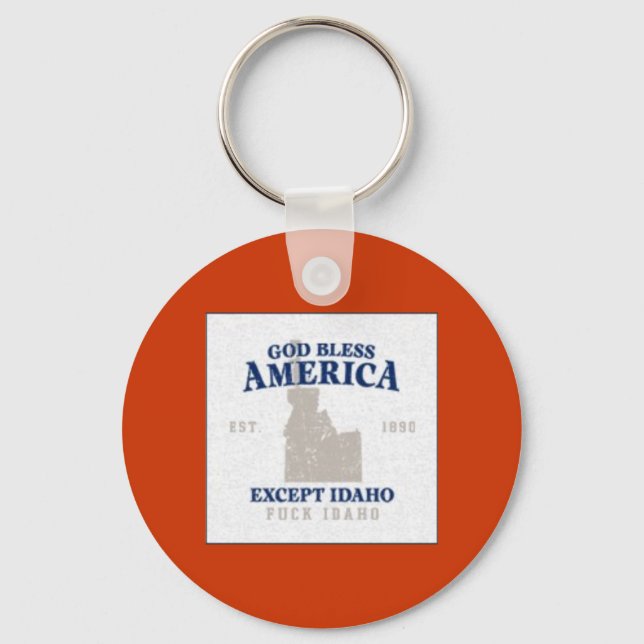 Välsigna dig america keychain" nyckelring (Framsida)