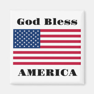 Välsigna dig America Magnet