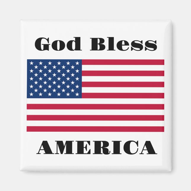 Välsigna dig America Magnet (Framsidan)