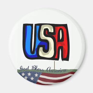 välsigna dig America Magnet