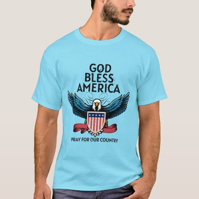 Välsigna dig America Manar T-Shirt (Framsida)