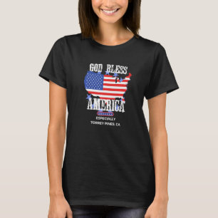 Välsigna dig America Särskilt Torrey Gräs CA US St T Shirt