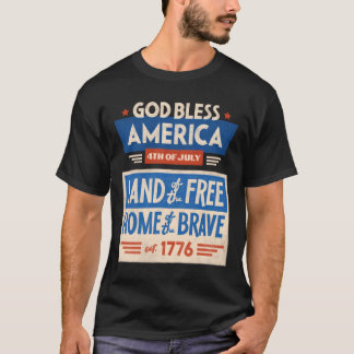 Välsigna dig America T-Shirt