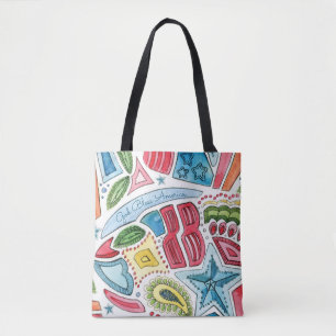 Välsigna dig America Tote by Heather Fransk Henry Tygkasse