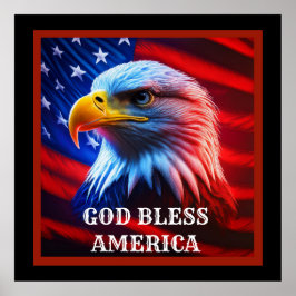 Välsigna dig Amerika, Förenta staterna, Örn Poster