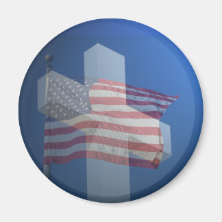 Välsigna dig Amerika! Gåvor och kläder Magnet