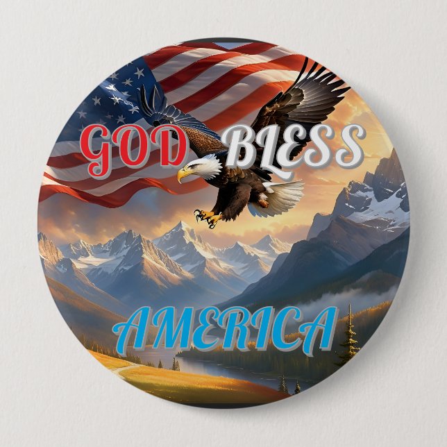 VÄLSIGNA DIG AMERIKA KNAPP (Framsida)