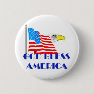 Välsigna dig Amerika Knapp
