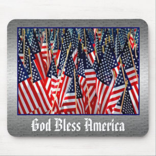 Välsigna dig Amerika Mousepad Musmatta