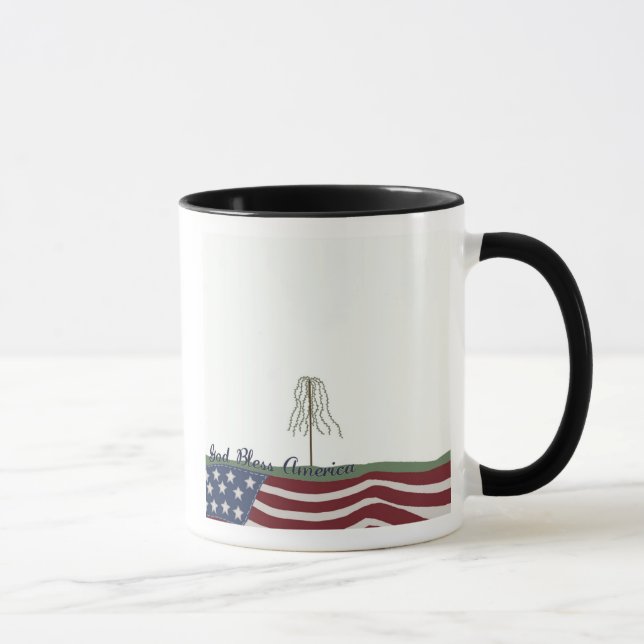 Välsigna dig Amerika Mugg (Höger)