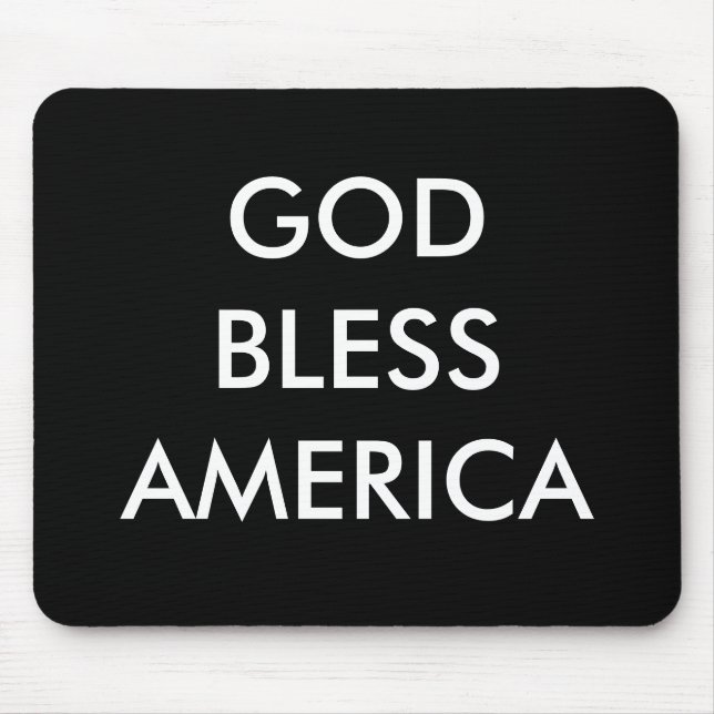 VÄLSIGNA DIG AMERIKA MUSMATTA (Framsidan)