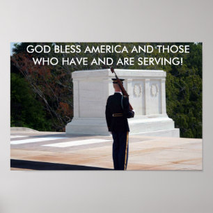 VÄLSIGNA DIG AMERIKA OCH DET WHO HAR… POSTER