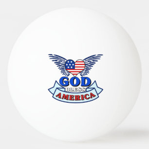 Välsigna dig Amerika Pingisboll