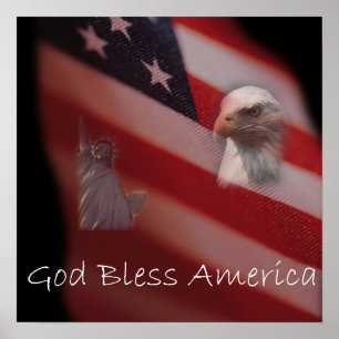 Välsigna dig Amerika Poster