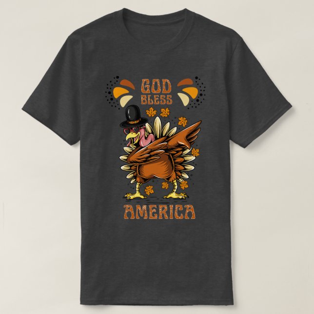 Välsigna dig Amerika, Turkiet T Shirt (Design framsida)