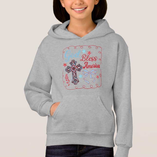 Välsigna dig Amerikanska Kor T Shirt (Framsida)