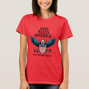 Välsigna dig Amerikanska kvinnor T-Shirt