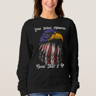 Välsigna dig Amerikanska mark som jag Kärlek USA:s T Shirt