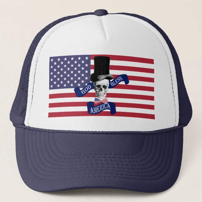 Välsigna dig Amerikanska patrioter Keps (Framsida)