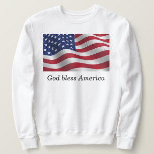 Välsigna dig Amerikanska tröjor Långärmad Tröja