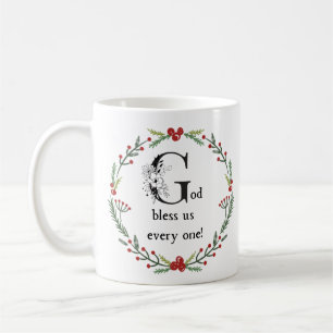 Välsigna dig är varje krona som stör jul kaffemugg