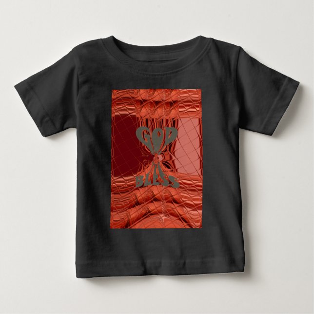 Välsigna dig Art-utskrift T-shirt (Framsida)