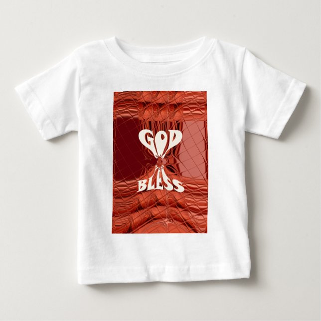 Välsigna dig Art-utskrift Tee (Framsida)