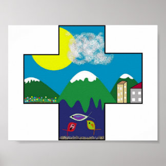 Välsigna dig de NW Poster