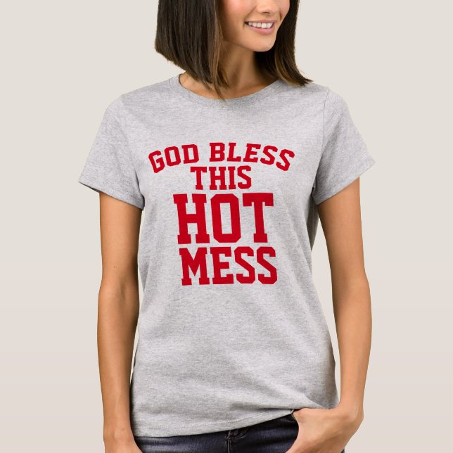 VÄLSIGNA DIG DENNA HETT  T-Shirts (Framsida)