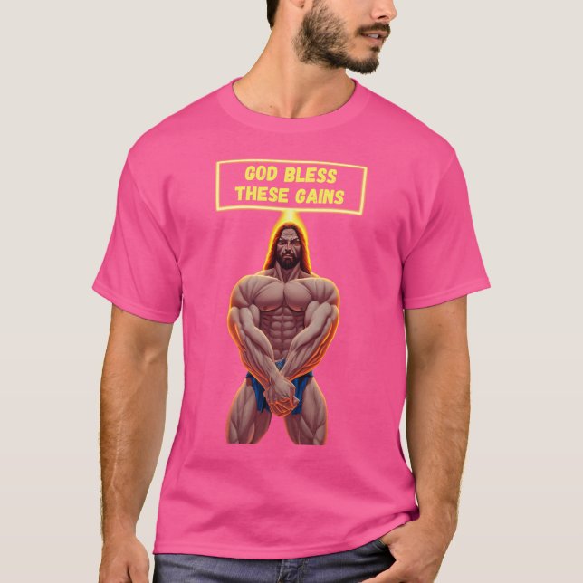Välsigna dig dessa vinster t shirt (Framsida)