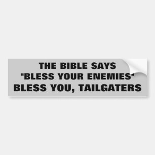 Välsigna dig dig Tailgaters Bildekal