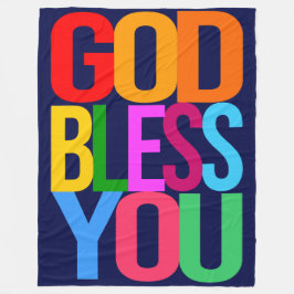 VÄLSIGNA DIG DU FÄRGfärgad Fleecefilt