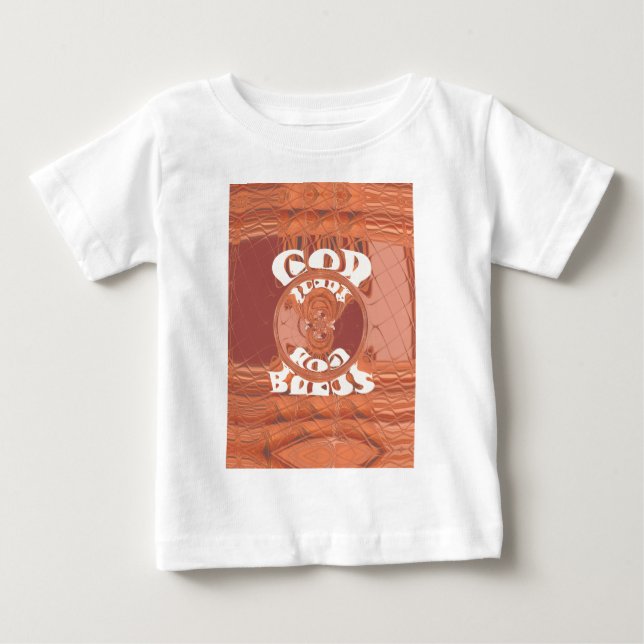 Välsigna dig Du inspirerande textdesign. Tee Shirt (Framsida)
