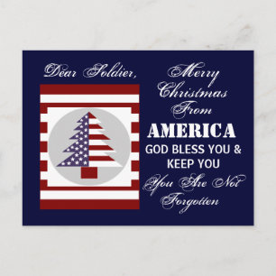 VÄLSIGNA DIG DU SOLDIER CHRISTMAS CARD HELG VYKORT